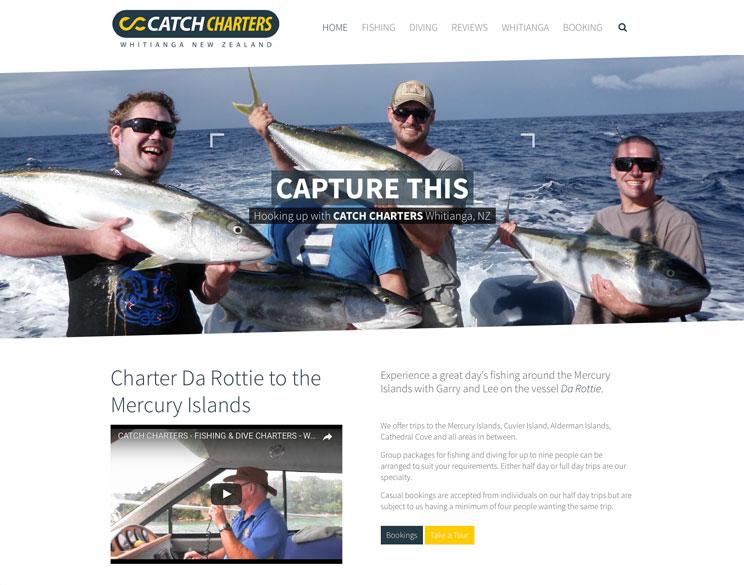 Catch Charters Website