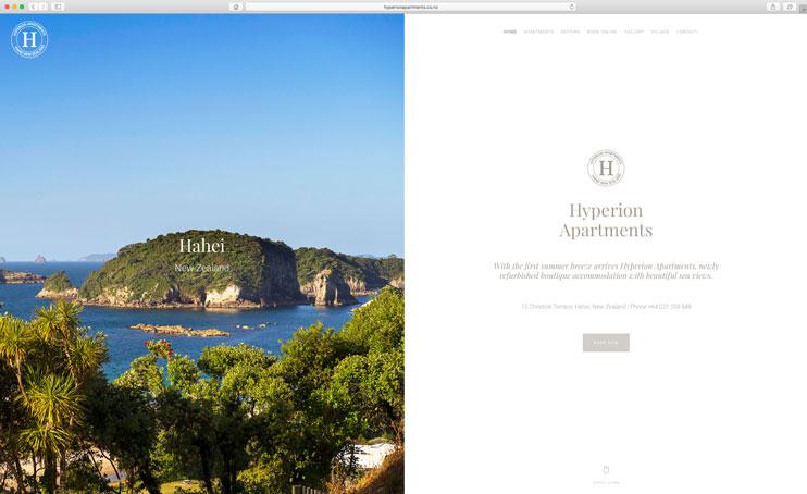 Hyperion Apartments Homepage